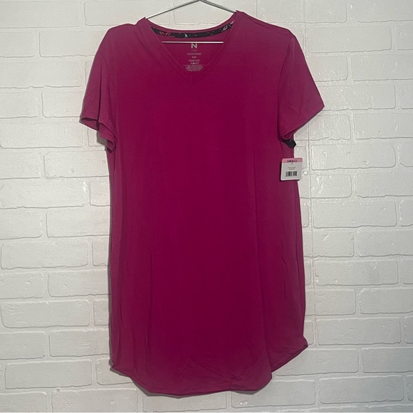 Natori Other - Natori Womens Sleep Dress V-Neck Short Sleeve Night Dress Small Cozy Comdort NWT